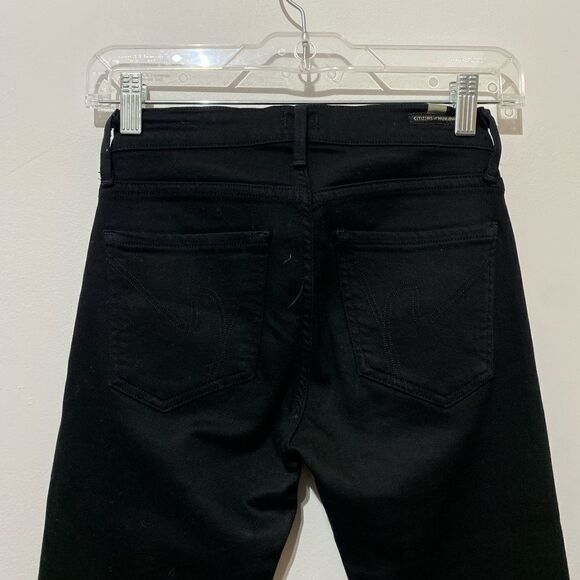 NWOT Citizens Of Humanity Avedon Slick Skinny Leg Black Jeans - Picture 5 of 8